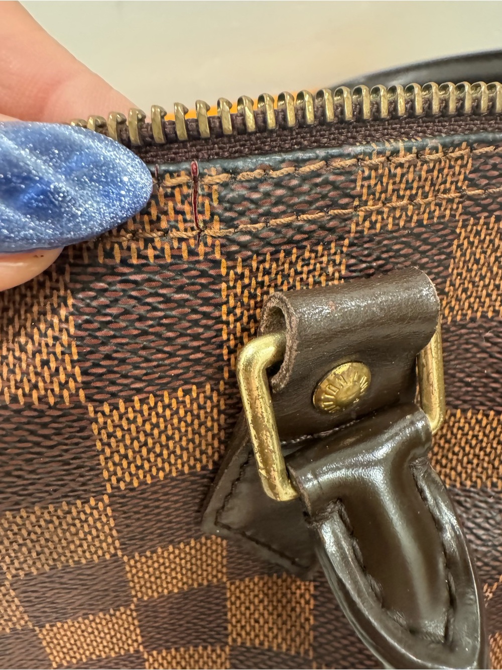 Louis Vuitton Speedy 35 Damier Ebene - Picture 12 of 12